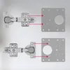 KOTARBAU® sada 2 závesov opravná doska 9 x 9 cm opravný kus Náhľad obrázku produktu 6