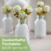 32x Glasflaschen Mini Vasen Deko Hochzeit Vintage Tischdeko Produktbild-Vorschau 2