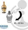 Grohe Oberteil 1/2´´ kurze Spindel - 07146000 Produktbild-Vorschau 3