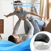 A father is playing with his son indoors, with a product shot of an air purifier in the corner. Produktbild-Vorschau
