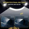 Stirnlampe LED Wiederaufladbar 2 Stück Headlamp 260 Grad Produktbild-Vorschau 4