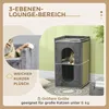 PawHut Arbre à chat de 81 cm de haut, arbre à chat avec 2 Voir les images du produit 5