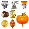 Ballon en plastique Automne, lapin, env.80*67 cm Voir les images du produit 2