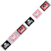 Piraten Banner Totenkopf 365 x 25,4 cm Produktbild-Vorschau 2