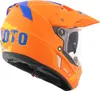 FC-Moto Merkur Pro Straight Enduro Helm, orange matt, XS Produktbild-Vorschau 5