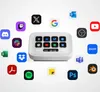 A white Elgato Stream Deck Neo with various app icons surrounding it. Náhled obrázku produktu