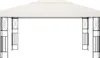 Pavillon mit LED-Lichterkette 3x4 m Creme Stoff , Pavillons Produktbild-Vorschau 4