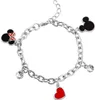 Mickey Mouse Armkette Uni Mickey und Minnie silberfarben Produktbild-Vorschau 1