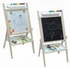 Lavagna magnetica rotante per bambini 4in1 naturale - Anteprima dell’immagine prodotto 1