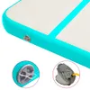 Nafukovací žíněnka s pumpou 500 x 100 x 20 cm PVC zelená Náhled obrázku produktu 10