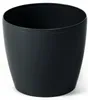 Lamela Blumentopf | Magnolia | Glanz | Schwarz | 25 cm Produktbild-Vorschau 1