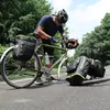 Torba Na Rower 3W1 - Sakwa Rowerowa Na Bagażnik 65L Plecak Podgląd zdjęcia produktu 12