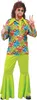 Hippie Karneval Kostüm Bunte Blumenkraft Sixties Produktbild-Vorschau 1
