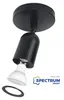 Spectrum Wand- & Deckenleuchte Spot SOLIS Schwarz max. 6W Produktbild-Vorschau 5
