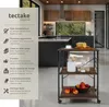 Chariot de service Rugby 65,5x45,5x88,5cm - Bois foncé Voir les images du produit 2