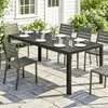 Outsunny Gartentisch Beistelltich Esstisch Garten WPC Tisch Produktbild-Vorschau 2
