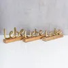 3er Set Schriftzug Lebe Lache Liebe L22cm Metall Gold Mango Produktbild-Vorschau 3