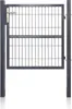 Jiubiaz Gartentor Zauntor 100 x 100 cm verzinktes Stahlrohr Produktbild-Vorschau 1