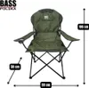 Chaise de camping pliante BASS, verte - BP-BH30031 Voir les images du produit 13