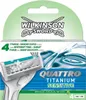 WILKINSON SWORD Quattro Titanium Sensitive Rasierklingen, 4 Produktbild-Vorschau 4