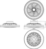 BRILLIANT Palmero Plafoniera LED, con ventola, 40 W, Ø 46,5 Anteprima dell’immagine prodotto 18