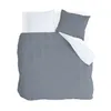 Byrklund Bettwäsche Side Way Grau / Weiß - 240x220 cm Produktbild-Vorschau 2