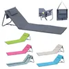 Chaise longue de plage Matelas de plage Dossier Coussin Voir les images du produit 8