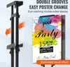 VEVOR Posterständer, höhenverstellbar bis zu 75 Zoll, Produktbild-Vorschau 3