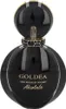 A black perfume bottle with gold accents. Náhled obrázku produktu