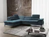 Großes Eckschlafsofa aus marinefarbenem Stoff SEPINA PASCAL Produktbild-Vorschau 2