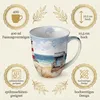 Tasse aus Porzellan Beach walk  - Spazieren am Strand 0,4L, Produktbild-Vorschau 4