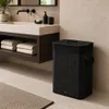 WELLHAUS Cesto per biancheria in bambù, nero, 40x30x60 cm, Anteprima dell’immagine prodotto 9