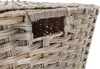 A close-up view of the woven texture of a laundry basket. Náhled obrázku produktu