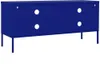vidaXL TV-Schrank Marineblau 105x35x50 cm Stahl Produktbild-Vorschau 5