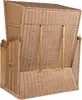 Strandkorb Ostsee 2-Sitzer 120cm breit in beige grün Produktbild-Vorschau 4