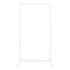 A white rectangular metal frame stand on a white background. Voir les images du produit