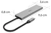 hama 00200147 hama USB-Hub 4-fach grau Vista previa de la imagen del producto 8