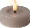 LED Teelichter mit Timer Outdoor 6,5x5cm Grau / Warmweiß 2 Produktbild-Vorschau 1