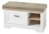 Bankje "Jasmin" in licht eikenhout - 93x49x41 cm (B x H x Productafbeelding-voorbeeld 1
