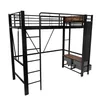 Sweiko lit mezzanine, 90 x 200cm, cadre en fer , Avec barre Voir les images du produit 13