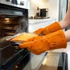 Vilde | Skórzane rękawice grillowe - Odporne na wysoką Podgląd zdjęcia produktu 8