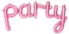 Party Folienballon 80x40cm rosa 1 St. Produktbild-Vorschau 6