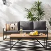 home24 Loungesessel - Polyester / Akazie Massiv - Grau / Produktbild-Vorschau 7