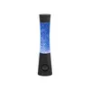 A black lava lamp with blue glitter is shown against a white background. Anteprima dell’immagine prodotto