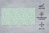 MuchoWow® Mauspad Mousepad Blumen - Weiß - Vintage - Muster Produktbild-Vorschau 2