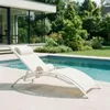 Gartenliege RELAX mit verstellbarer Rückenlehne und Kissen, Produktbild-Vorschau 1