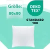 Kissen 80x80 mit Bezug Lichtgrün - Kissen mit Kissenbezug Produktbild-Vorschau 4
