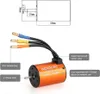 GoolRC Combo Set 3650 4300KV Motor 60 Brushless ESC 20kg Podgląd zdjęcia produktu 6
