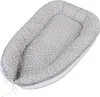 babybay Kuschelnest Piqué, perlgrau Punkte weiß Produktbild-Vorschau 2