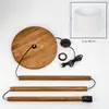 Schiavonea Stehlampe aus Holz/Stoff in Produktbild-Vorschau 5